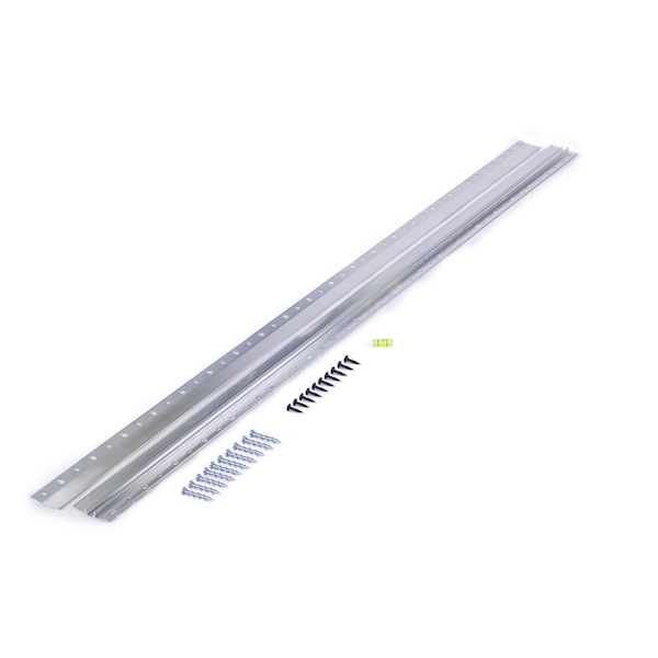 Heavy Duty Hangman Mirror and Picture Hanging Brackets 42" w/ Level and WallDogs, Holds 400 lbs.